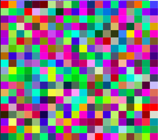 Color Algorithim Output